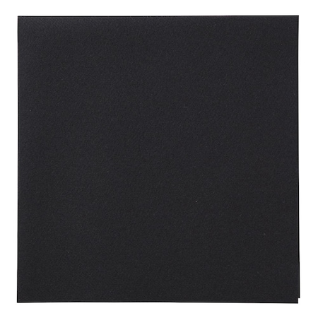 Hoffmaster Dinner Napkin, Black, 1/4 Fold, PK75 125073